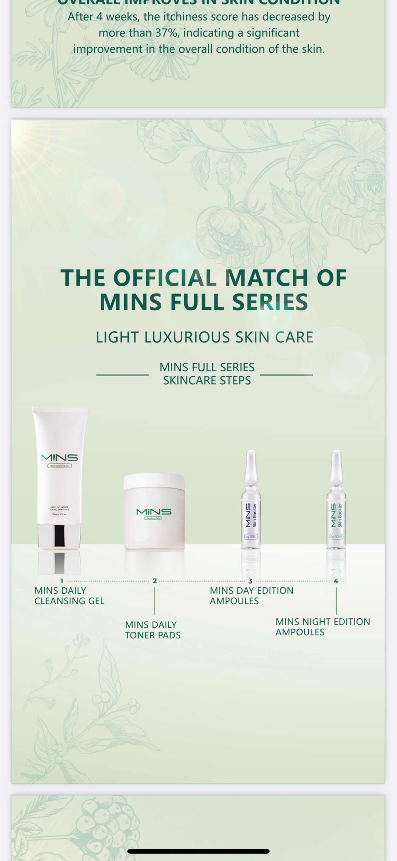 MINS Daily Cleansing Gel and Toner Pads