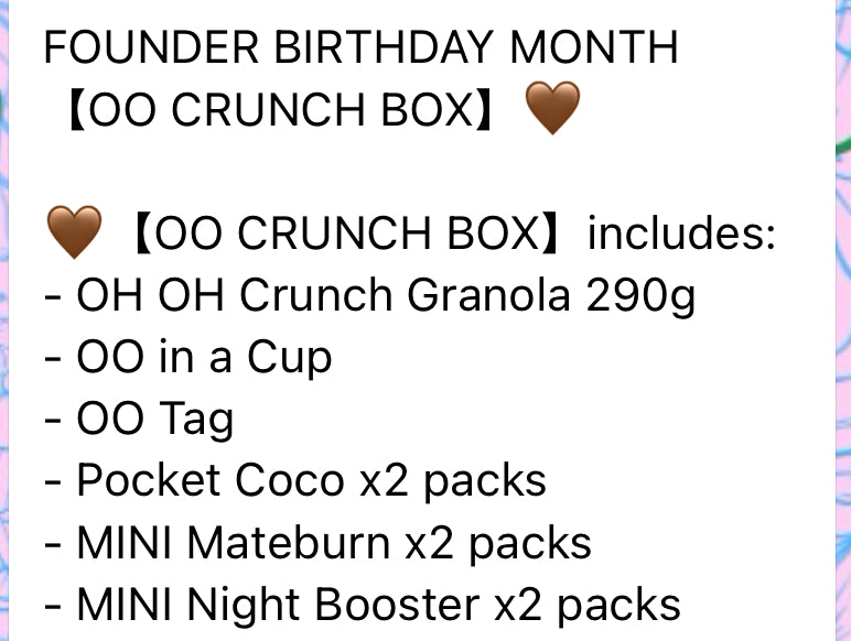 OO CRUNCH BOX