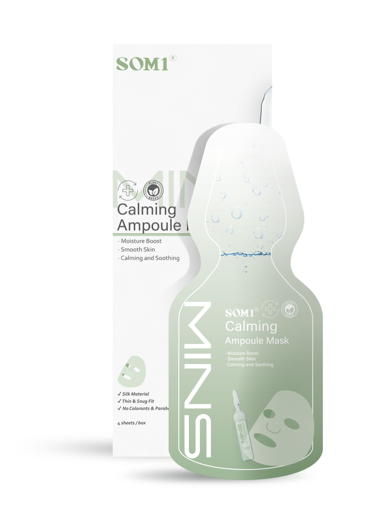 MINS Silk Water Ampoule Mask Series