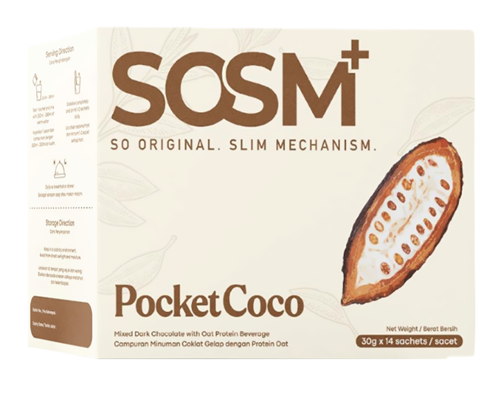 SOM1 SOSM PocketCoco Protein Shake for Weight & Fat Loss, Meal replacement