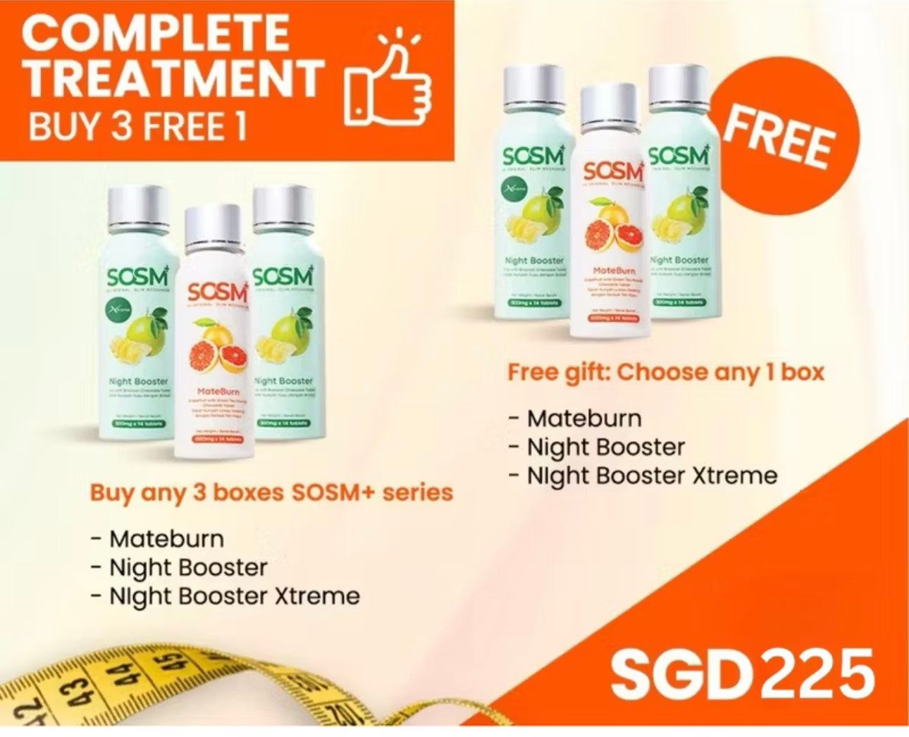 SOSM+ MATEBURN & NIGHT BOOSTER