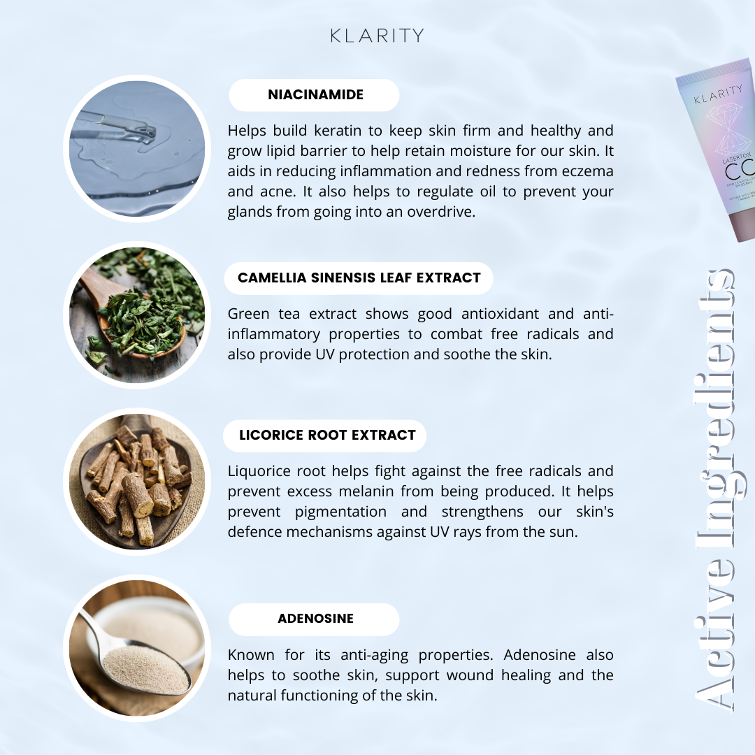 Klarity Lasertox CC Miracle White Lotion SPF30/PA