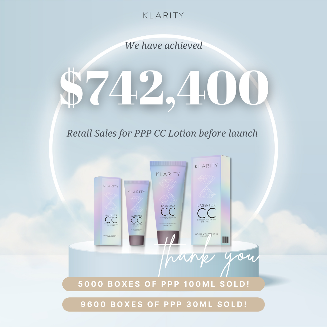 Klarity Lasertox CC Miracle White Lotion SPF30/PA