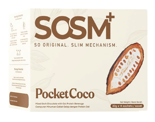 SOM1 SOSM PocketCoco Protein Shake for Weight & Fat Loss, Meal replacement