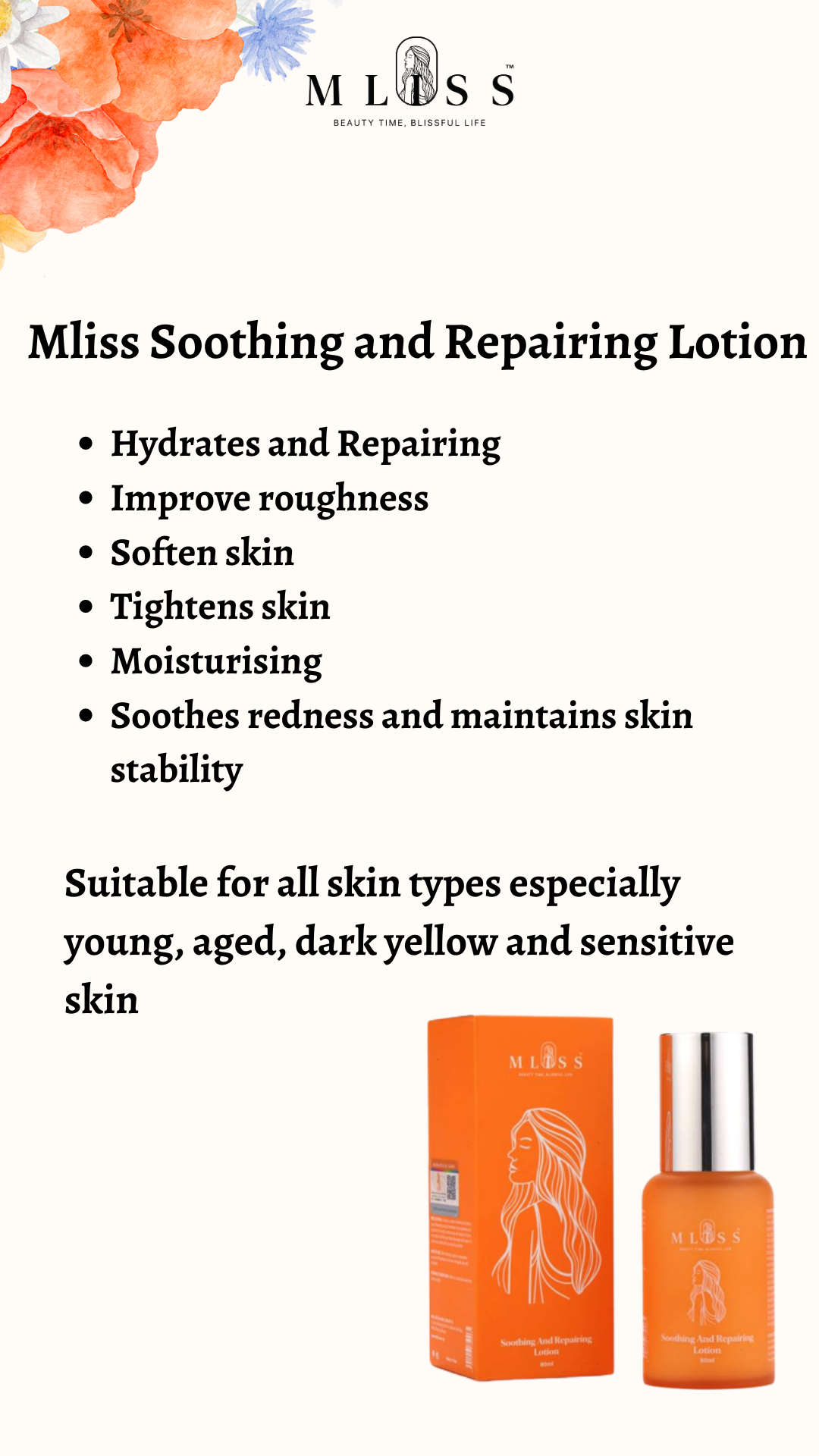 Mliss Soothing & Repairing Lotion